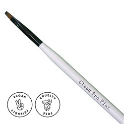Nail Art Brush - Clean Pro Flat